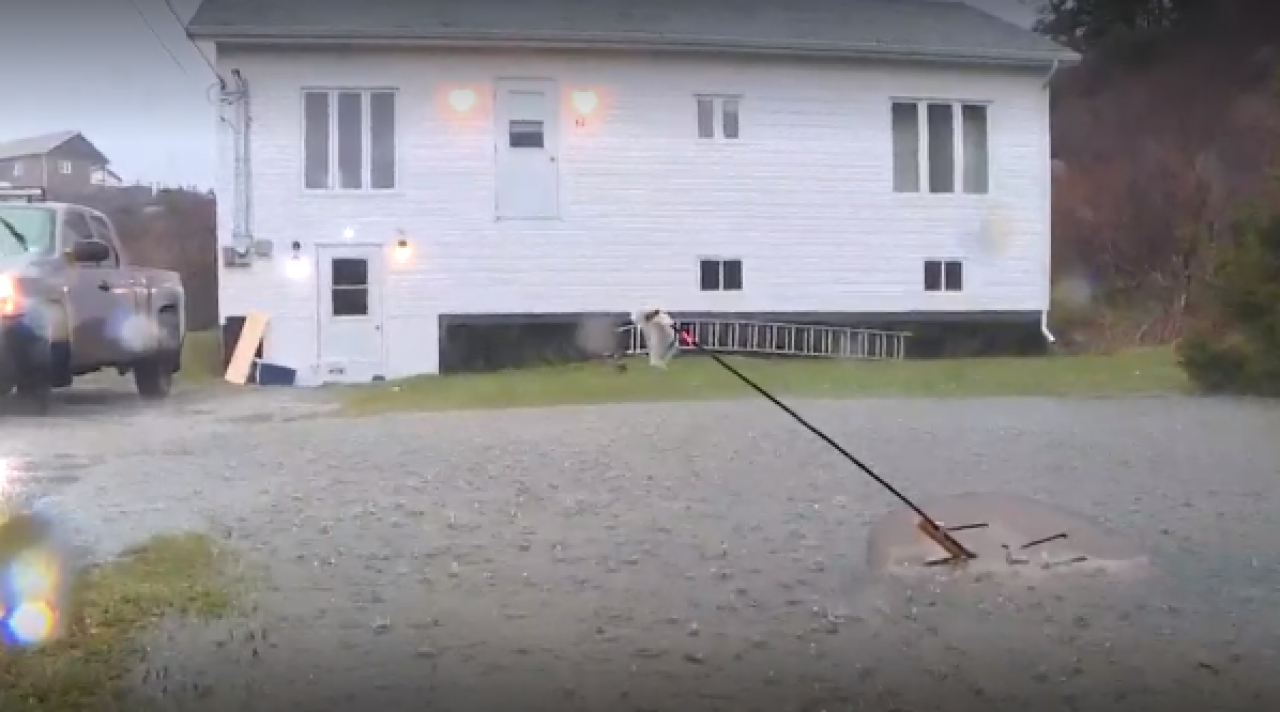 Flooding in southwestern Newfoundland, Canada