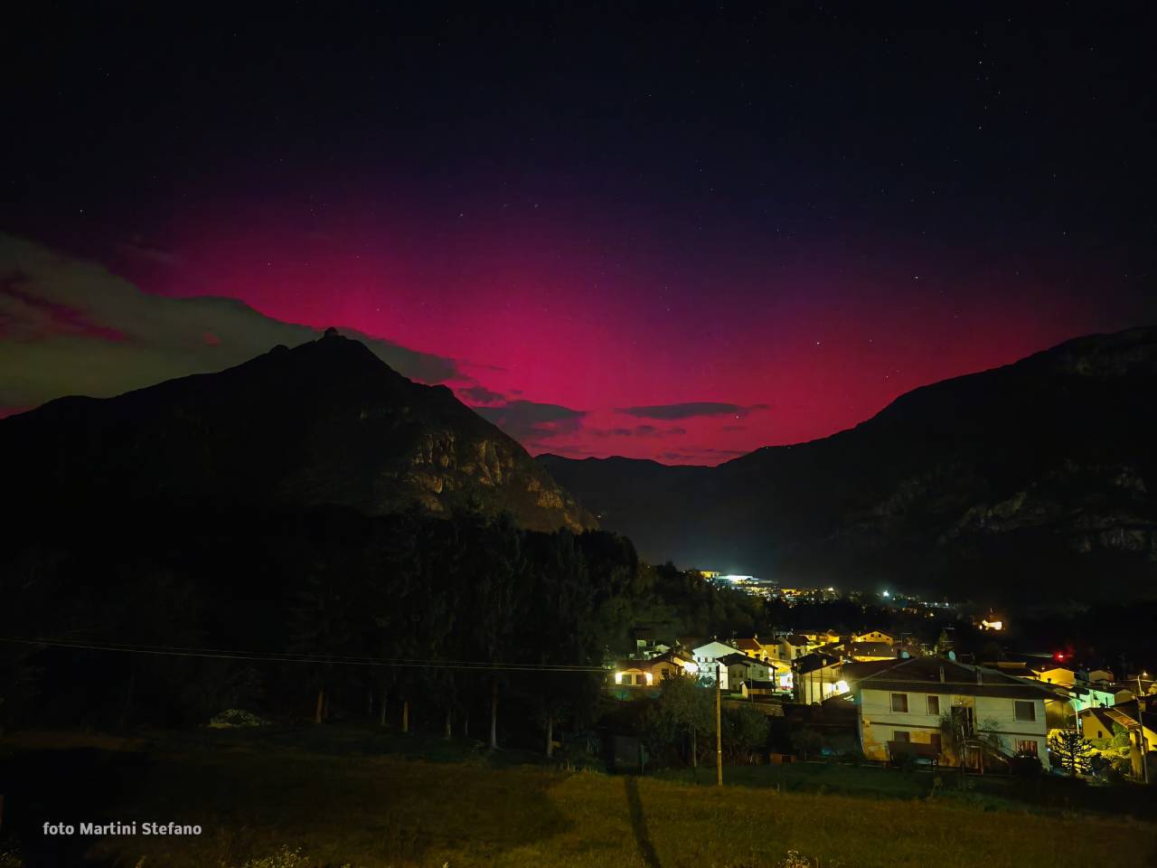 Aurora from Velo d'Ostico, photo by Stefano Martini 