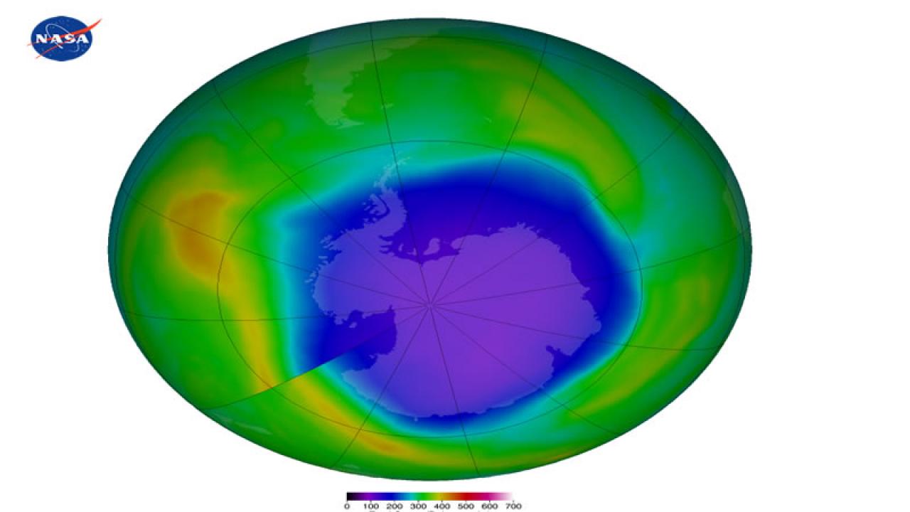 buco ozono antartico (fonte Nasa)