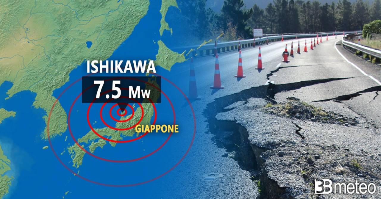 Capodanno, terremoto 7.5 in Giappone