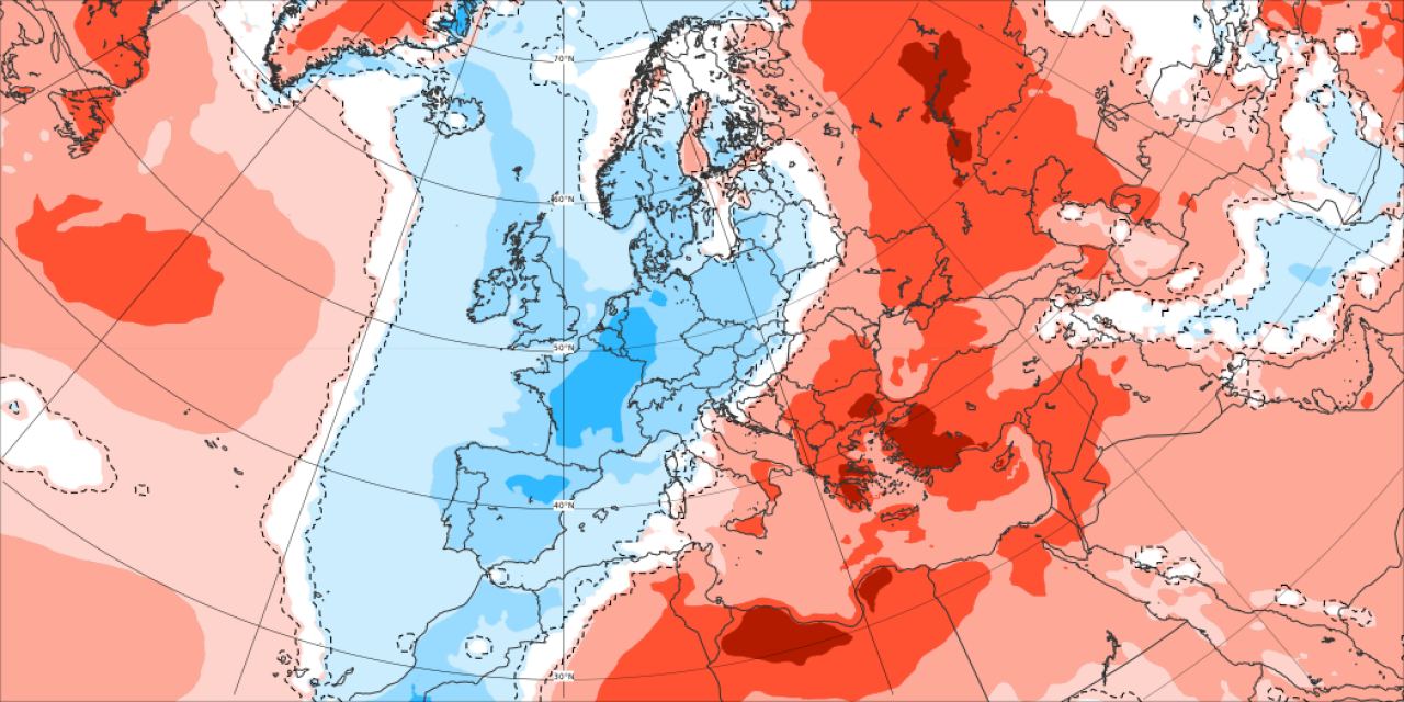 pronóstico del tiempo.  En los segundos diez días de junio a Europa le aguardan condiciones meteorológicas adversas.  Vídeo «3B Tiempo