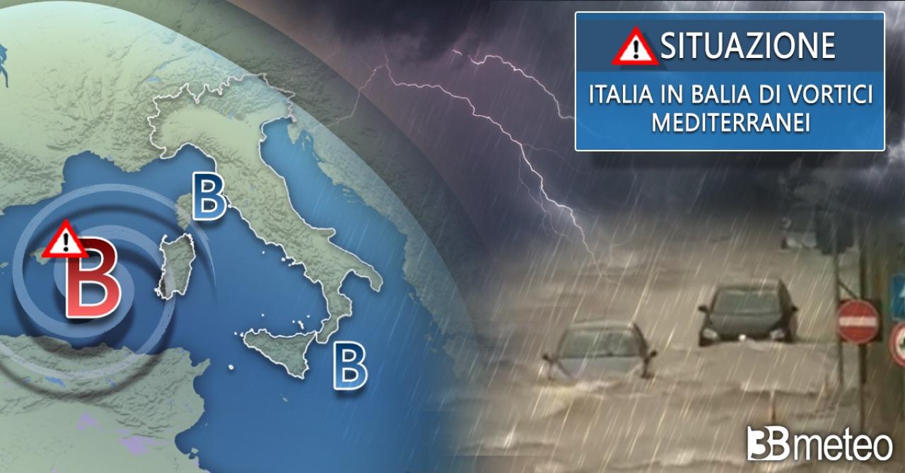 Informe meteorológico de Italia