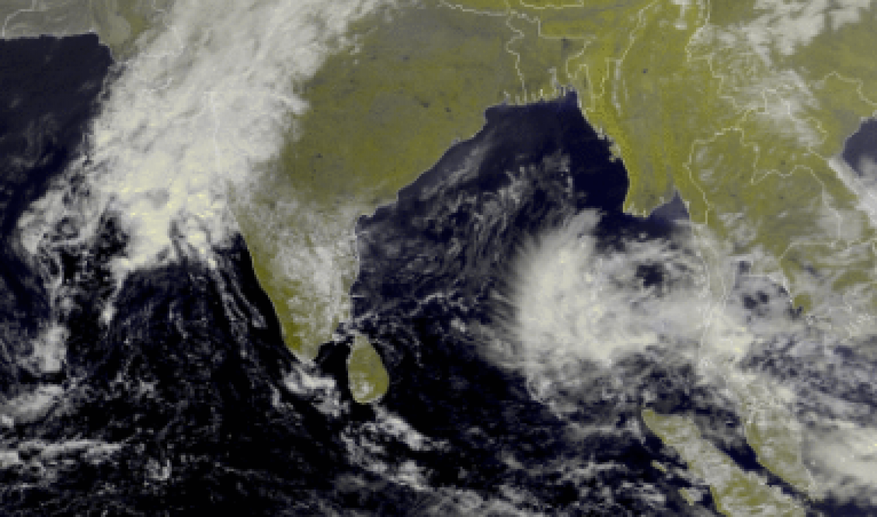 Depressione sulla baia del Bengala, possibile evoluzione a tempesta tropicale