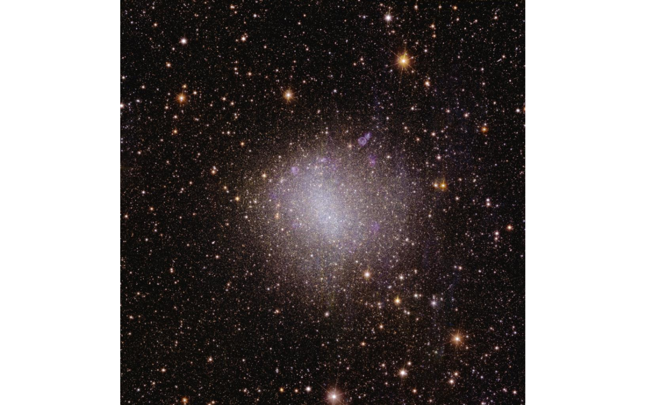 Galassia irregolare NGC 6822 vista da Euclid - ESA