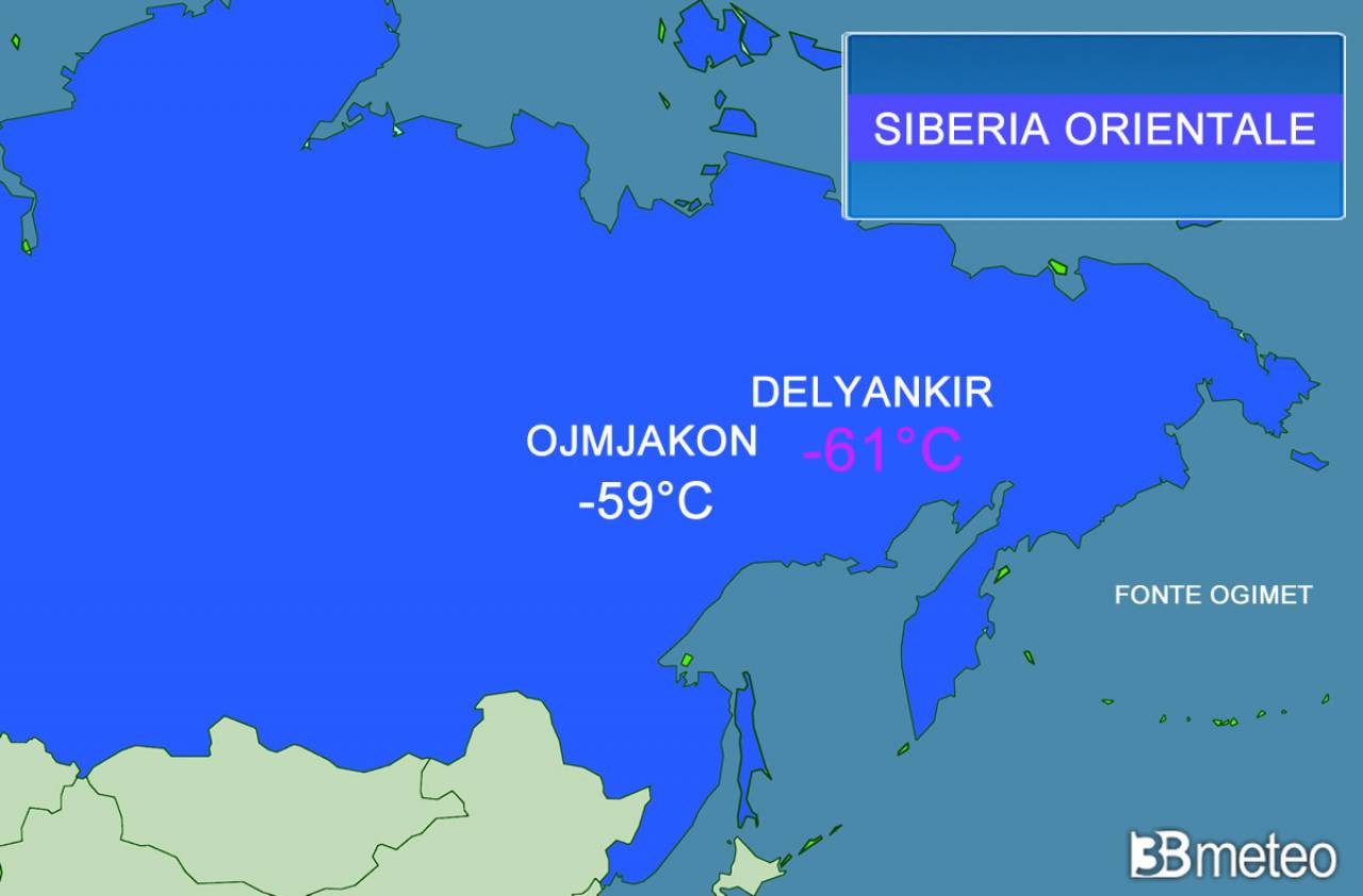 Gelo estremo in Siberia