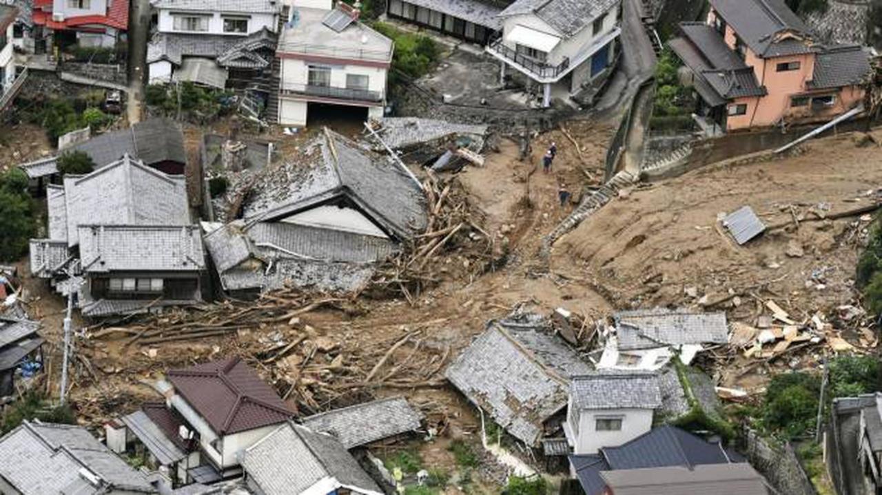 Giappone devastato dalle inondazioni. Fonte Quotidiano.net