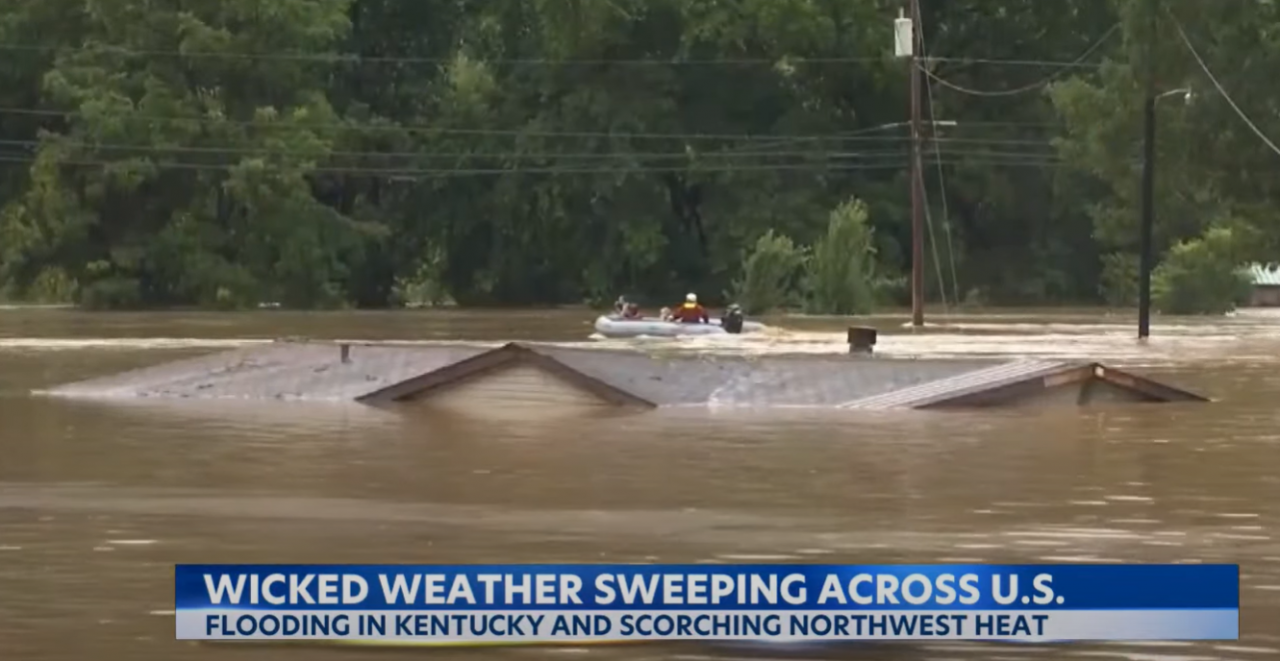 Grave alluvione nel Kentucky