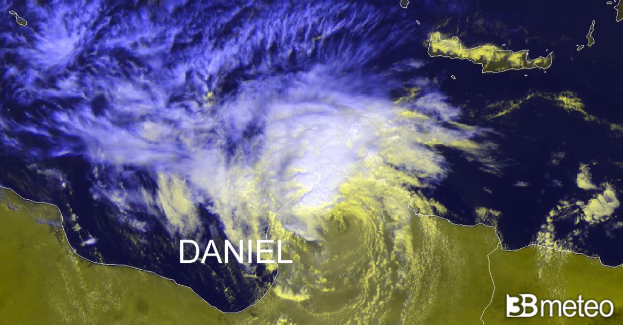 Orkanen Daniel över Libyen
