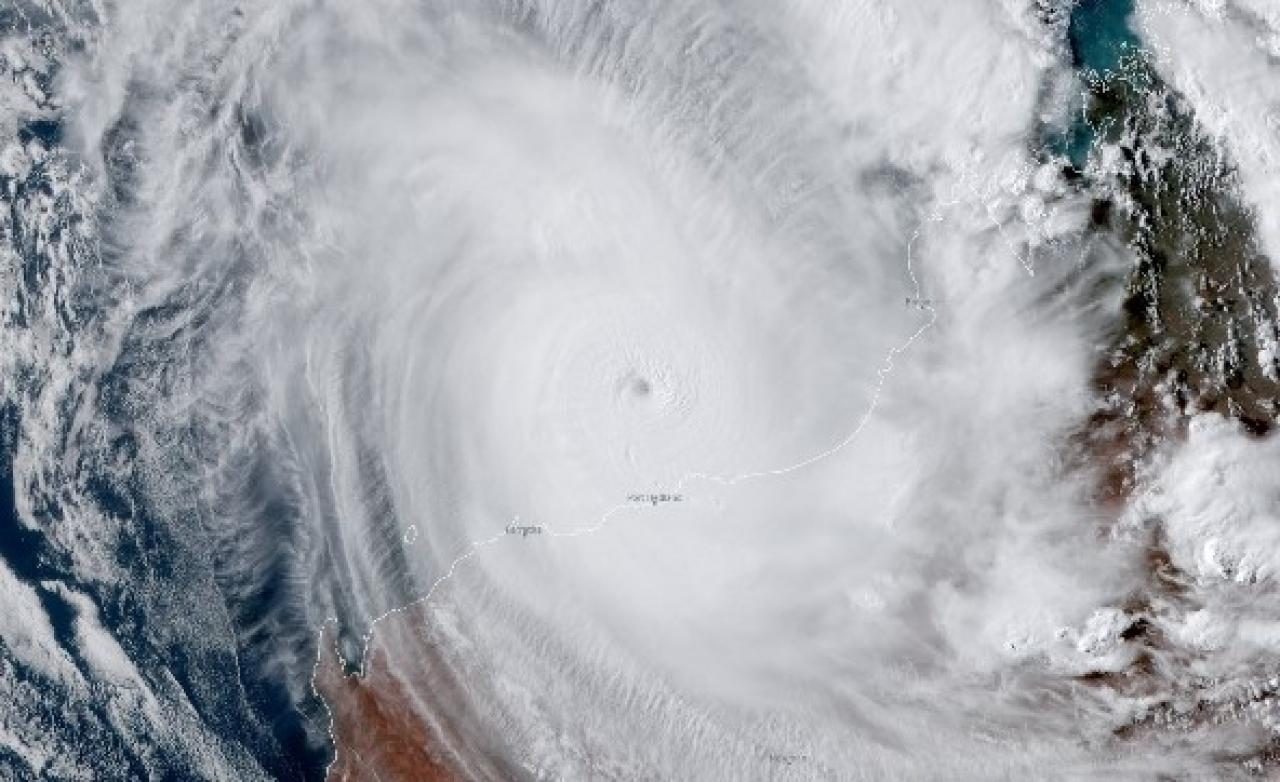 Il ciclone tropicale Ilsa visto dal satellite