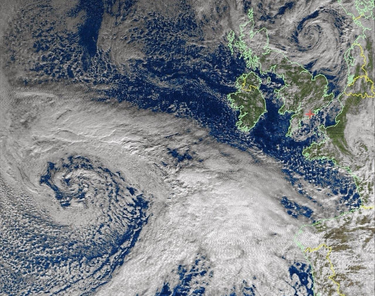 Il nuovo ciclone atlantico diretto verso il Regno Unito