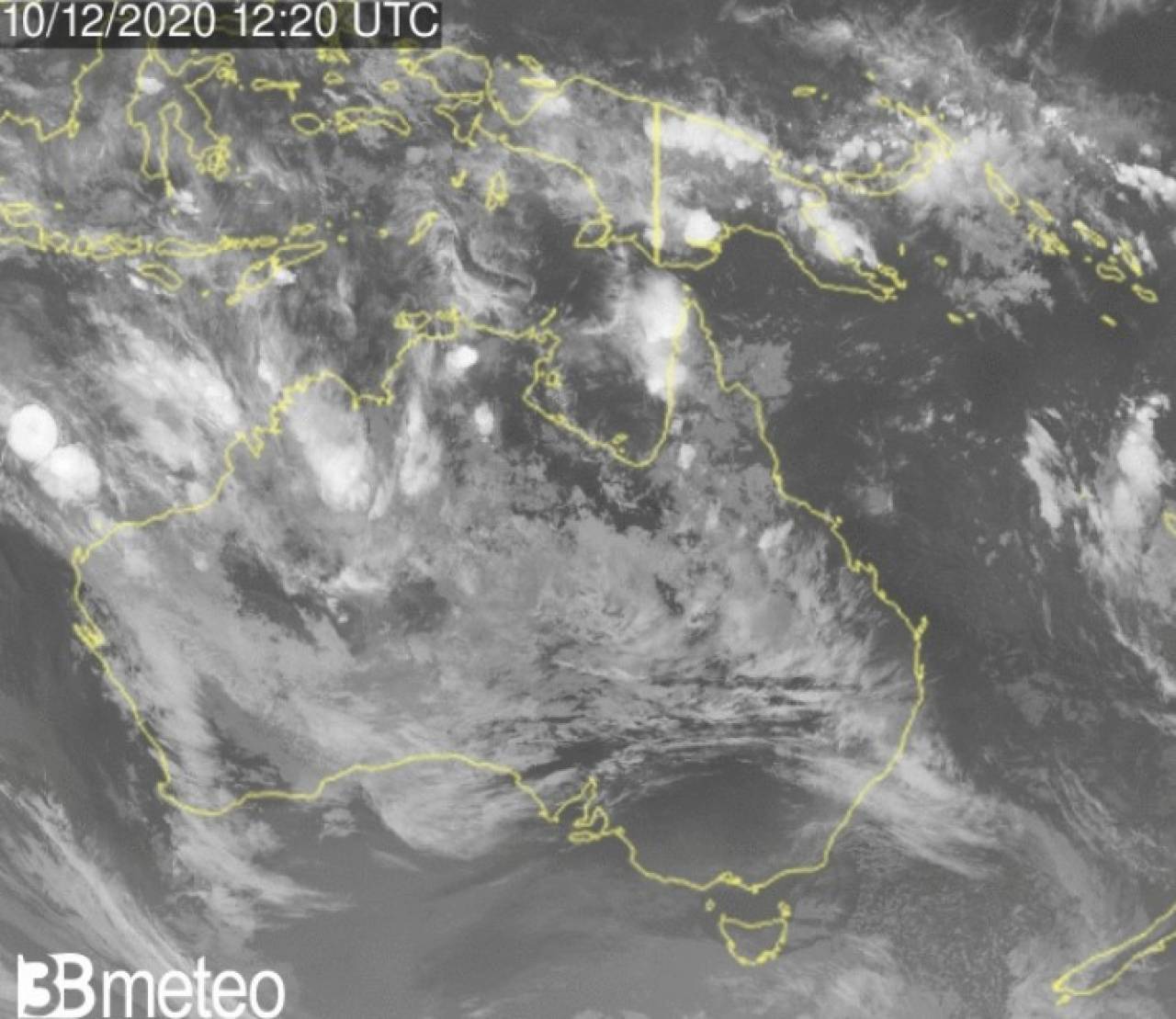 Immagine situazione satellite Australia 