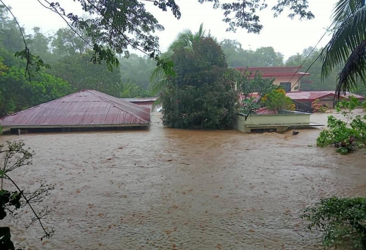 Inondazioni a Maguindanao, nel sud delle Filippine. (Fonte immagine: @jnyafk via Twitter)