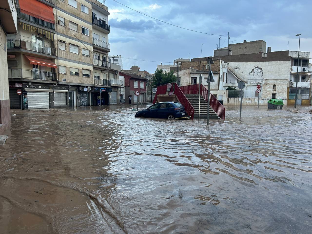 Inondazioni a Murcia (Fonte immagine: @moisnavarro via X)