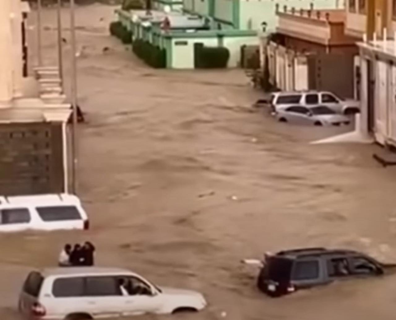 Inondazioni a Taif, in Arabia Saudita