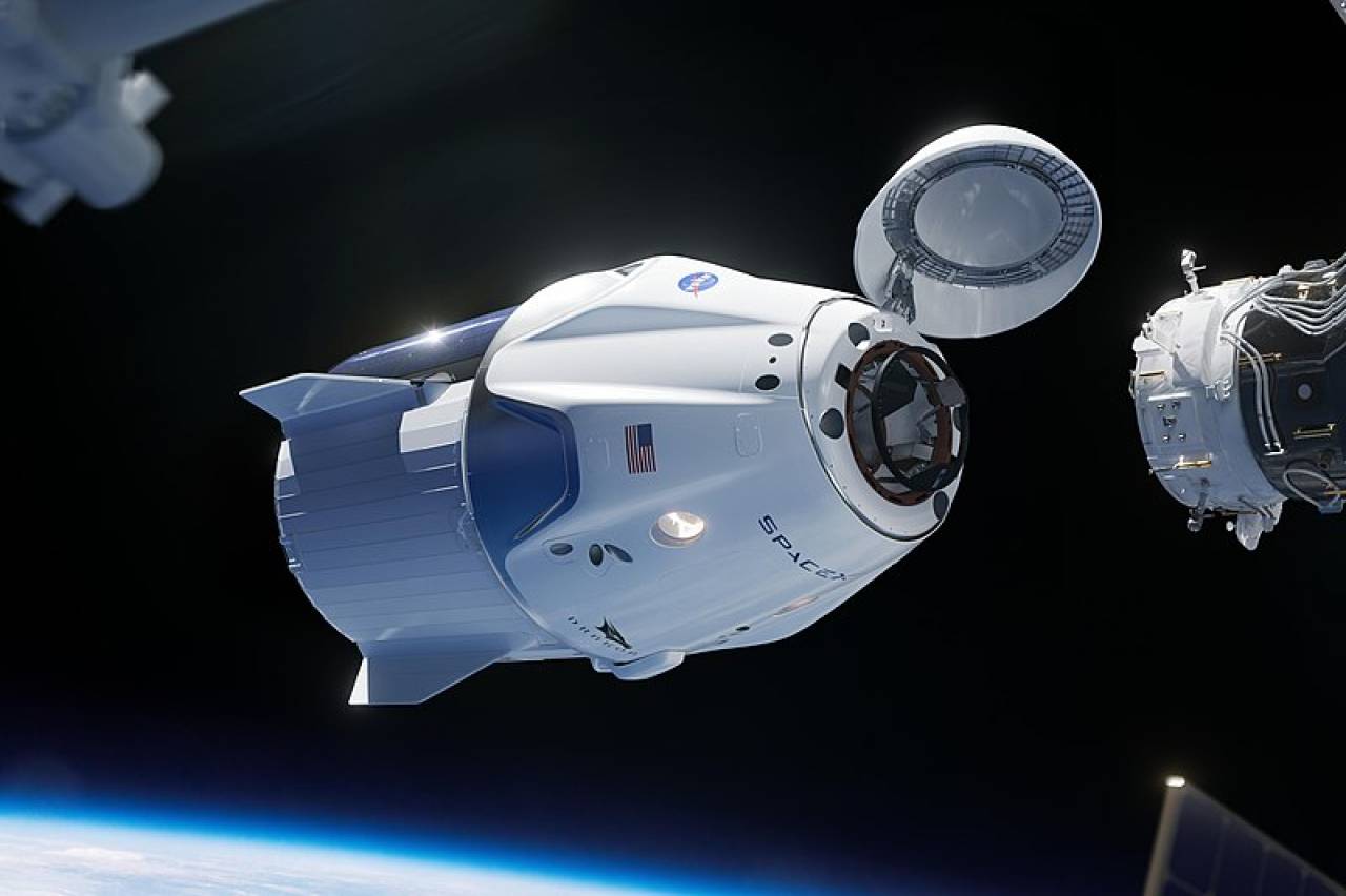 La capsula Crew Dragon di Space X