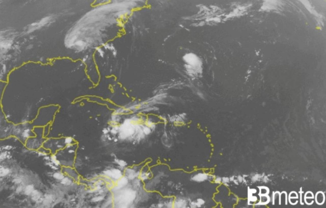 La tempesta Grace vista dal satellite. A nord della Florida la depressione Fred