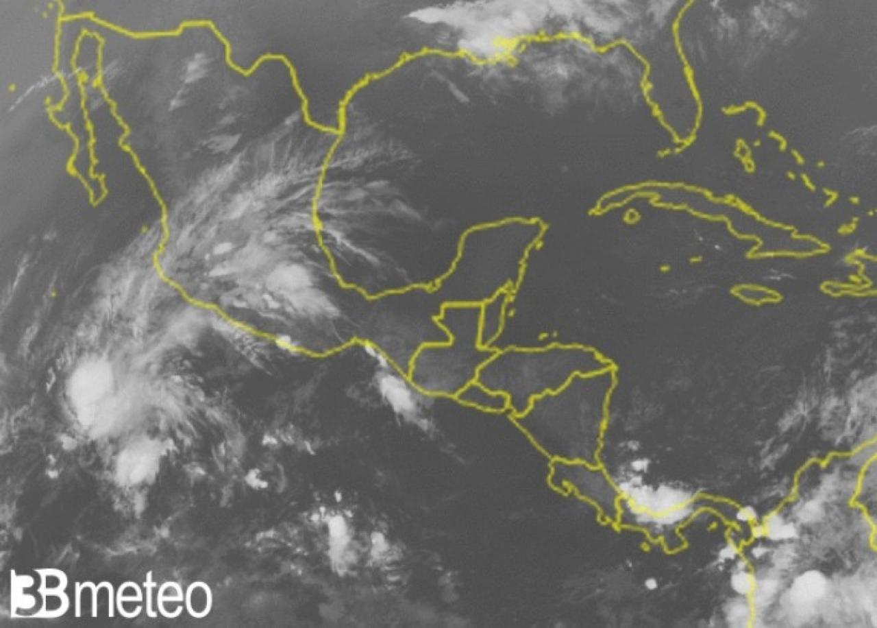 La tempesta tropicale Andres vista dal satellite