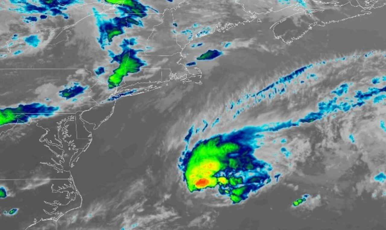 La tempesta tropicale Bill (Fonte: NOAA)