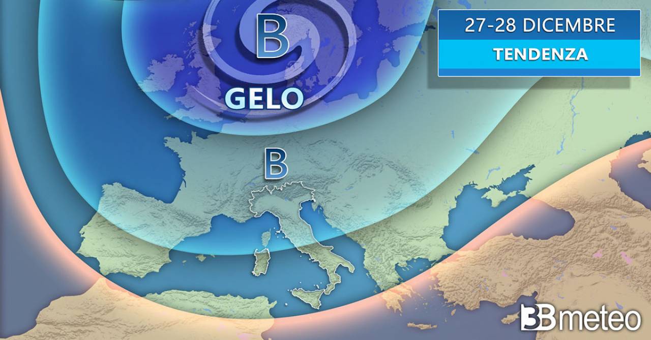 L'andamento climatico a livello europeo tra il 27 e il 28