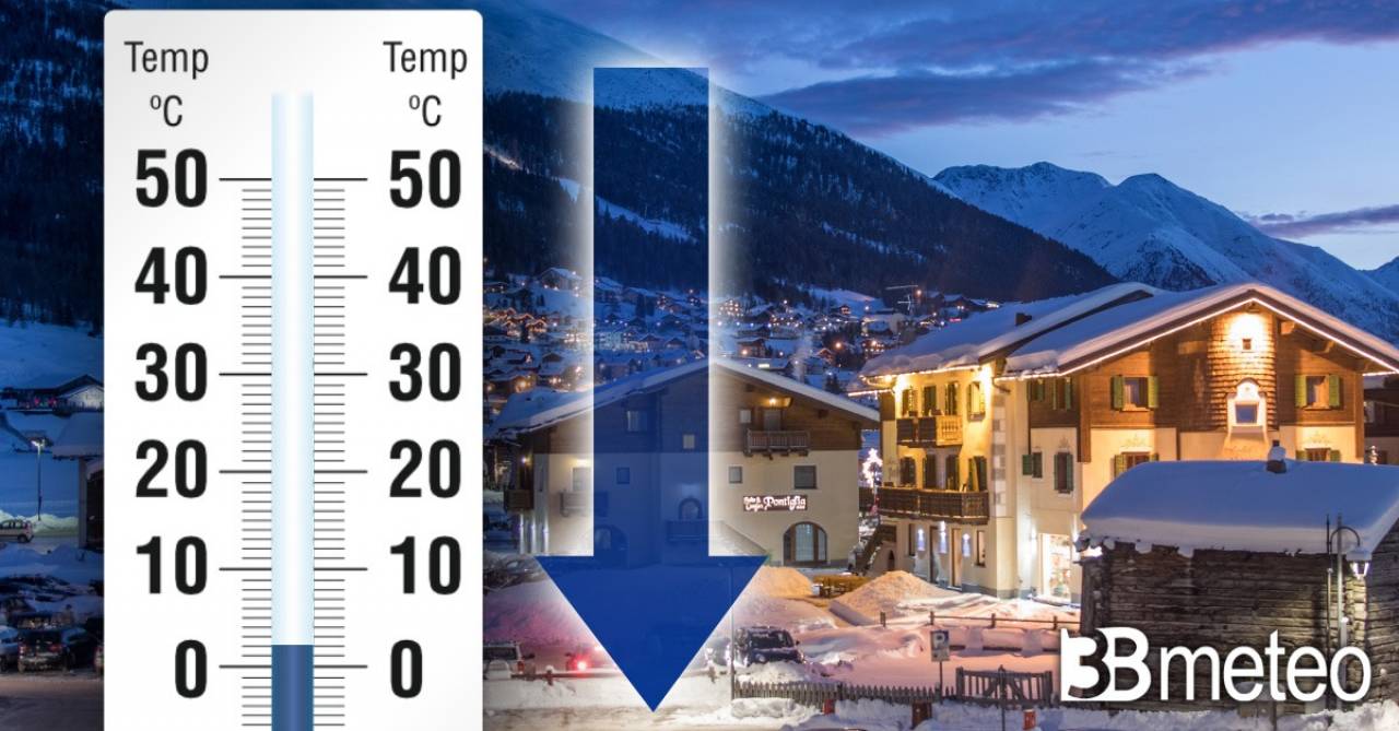 Meteo Italia: aria fredda in arrivo da domenica con neve anche a quote basse per il periodo