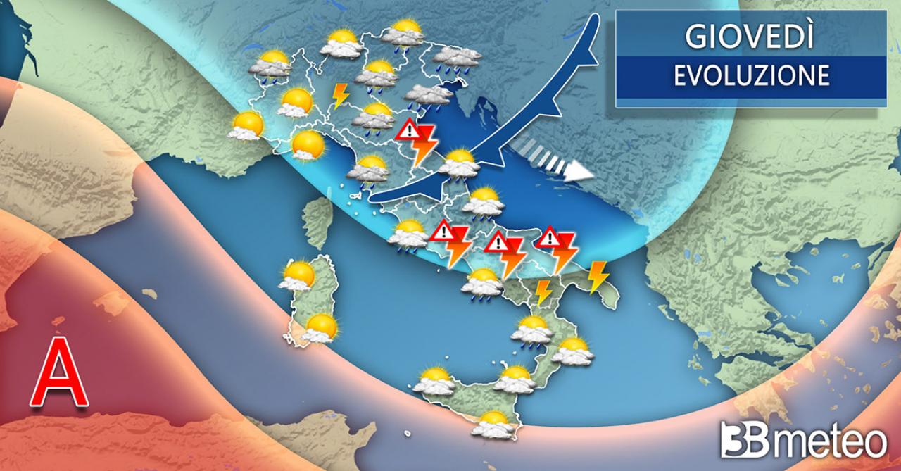Meteo Tra Gioved E Venerd Fronte Freddo Rovesci E Temporali Su 