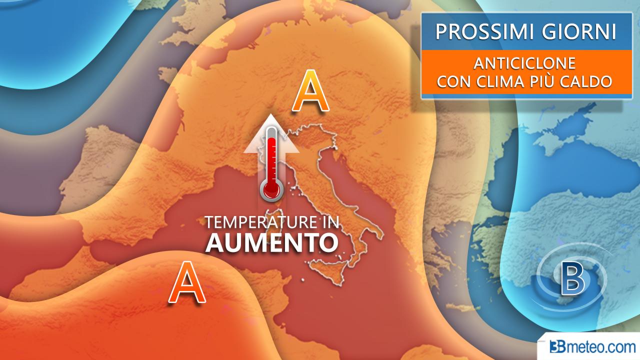Meteo Italia: situazione prevista nei prossimi giorni