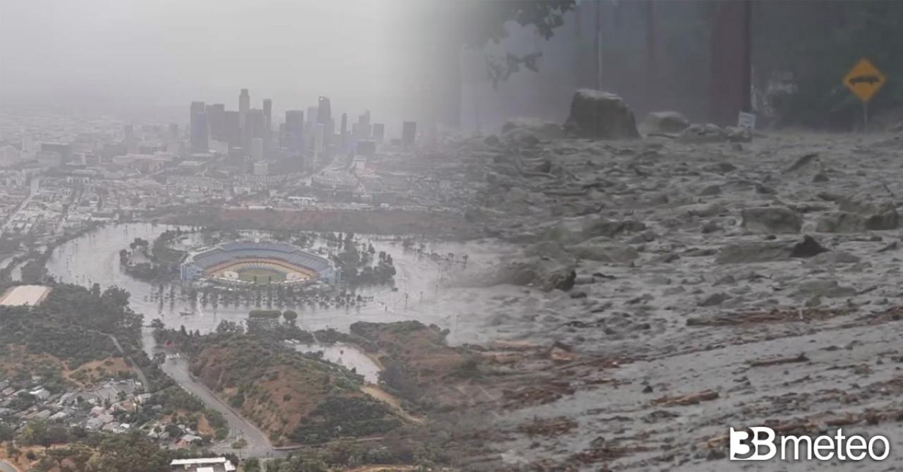 Disastrous Hillary, storm engulfs California.  Governor Newsom’s cry is “Don’t leave the house.”  Photos and videos «3B Meteo