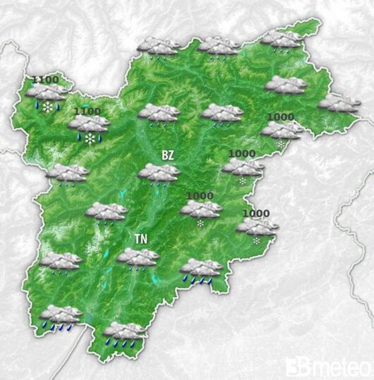 Meteo Trentino Alto Adige