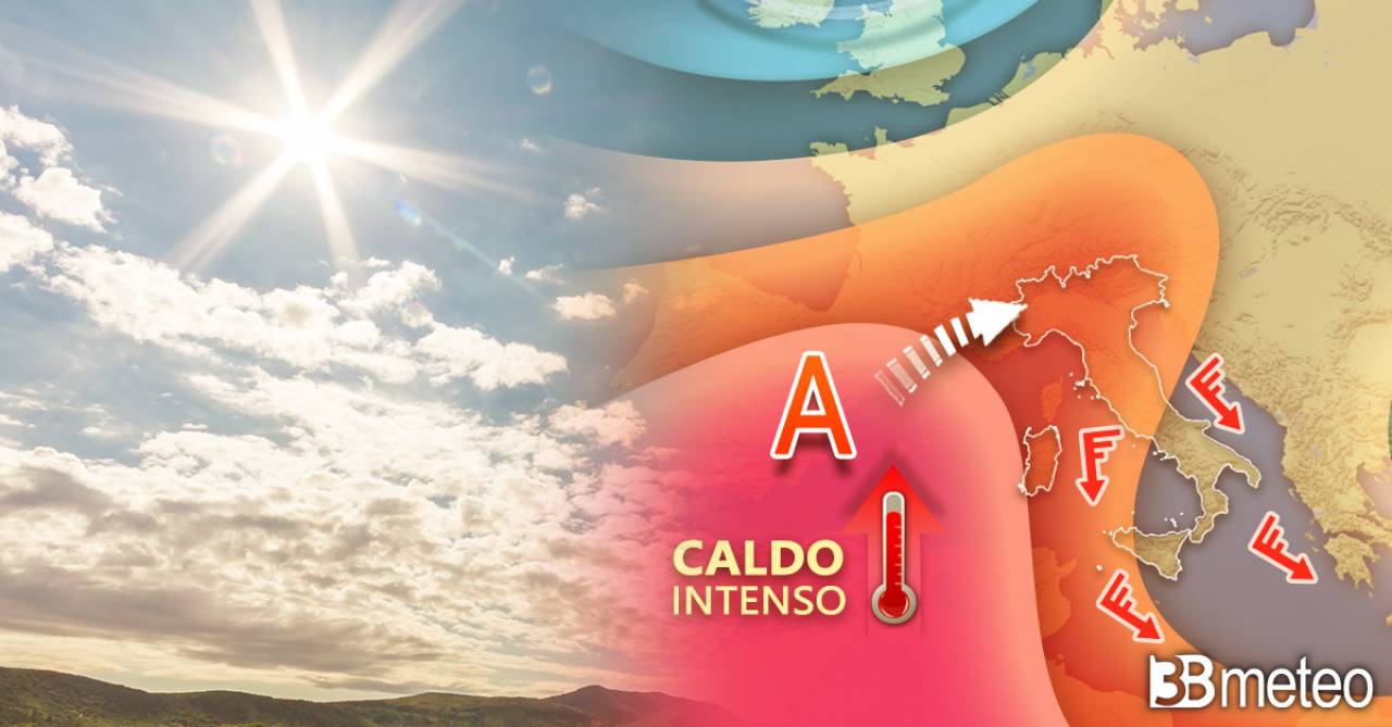 Meteo weekend, rinforza l'anticiclone africano