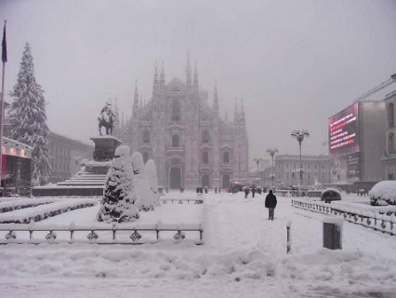 Neve in arrivo in Val Padana, anche a Milano