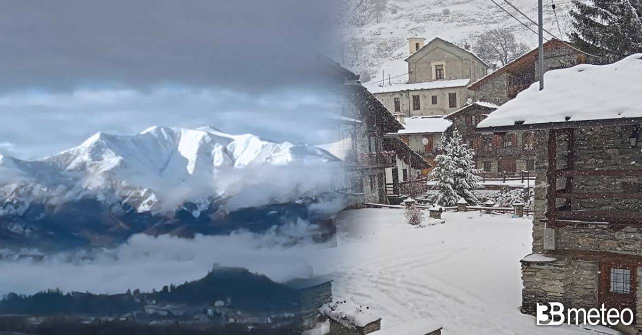 Snow returns to the Alps, live situation, photos and video «3B Meteo