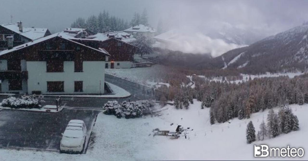 Nevicate in arrivo sulle Alpi, a quote via via più basse