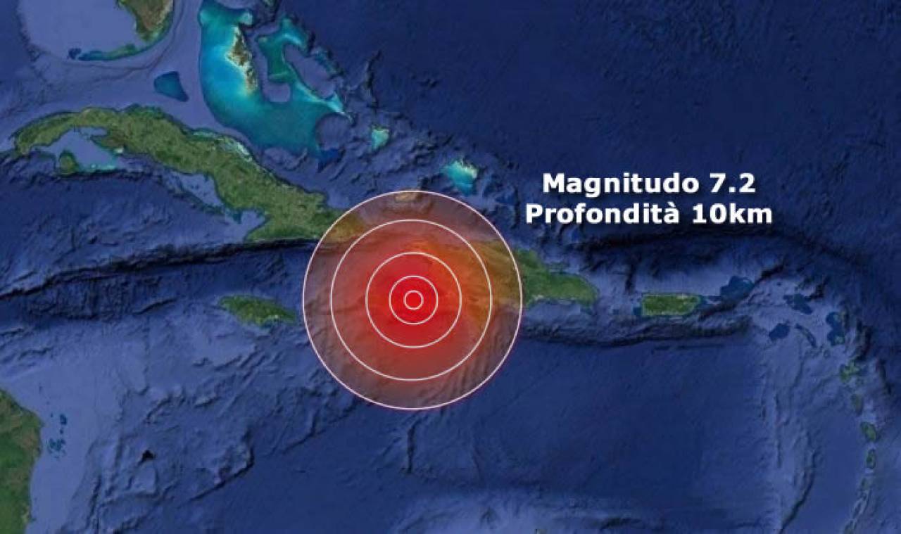 Nuovo terremoto catastrofico colpisce Haiti nei Caraibi, magnitudo 7.2