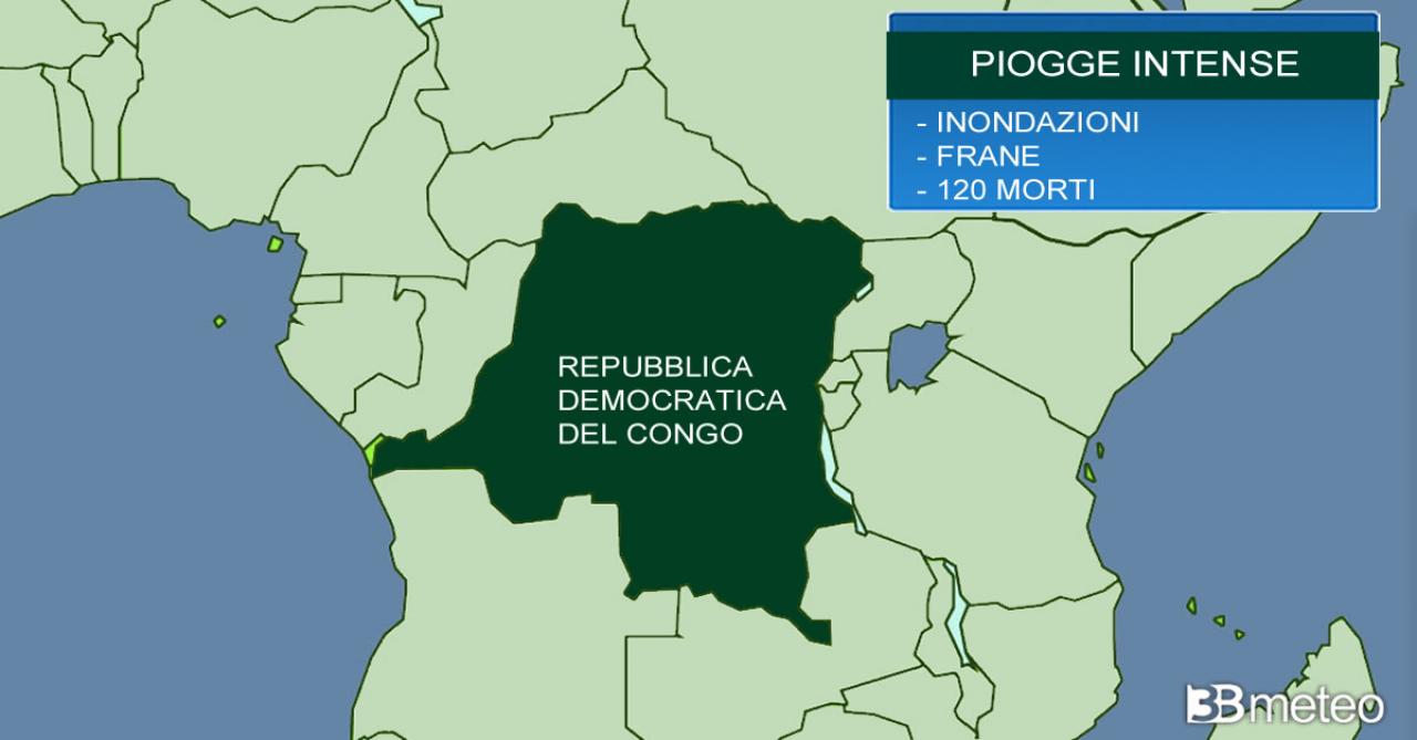 piogge devastanti in Congo