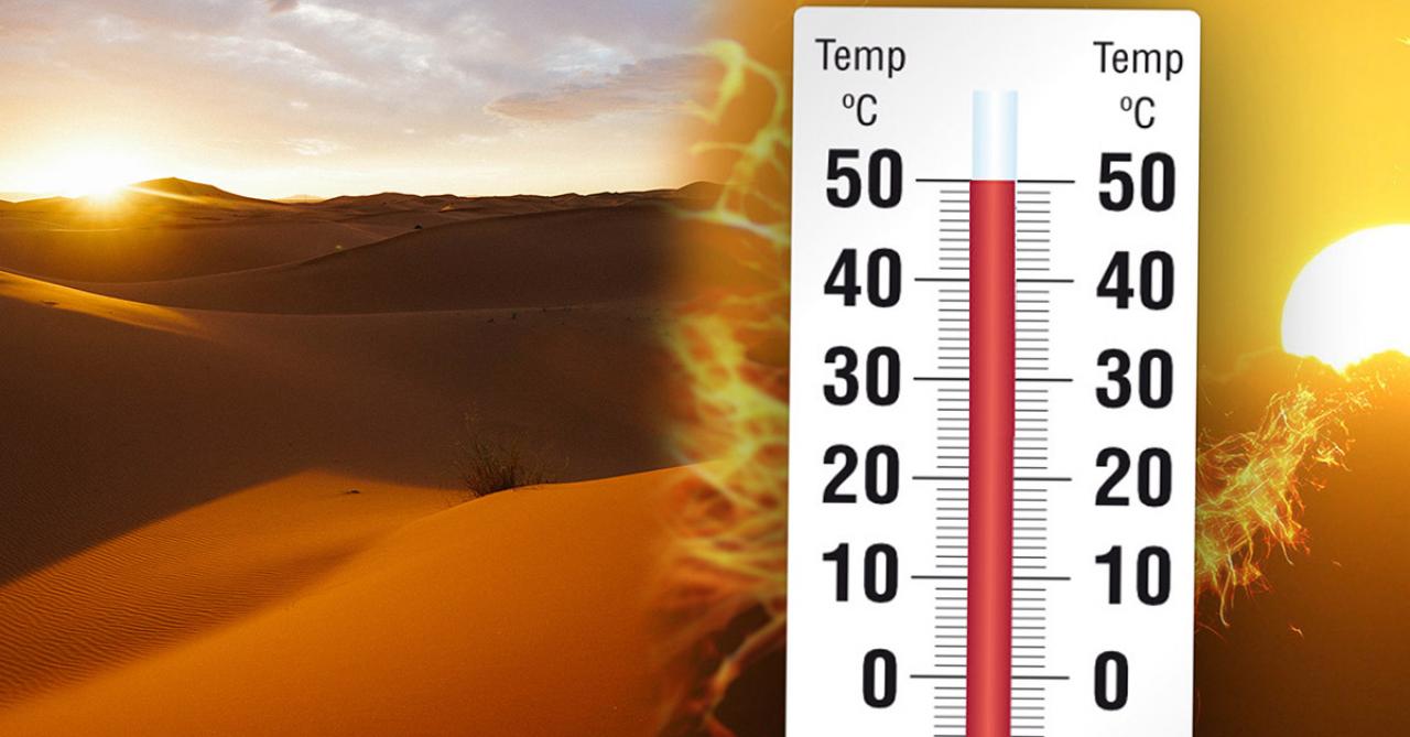 Raggiunti 50°C in Algeria