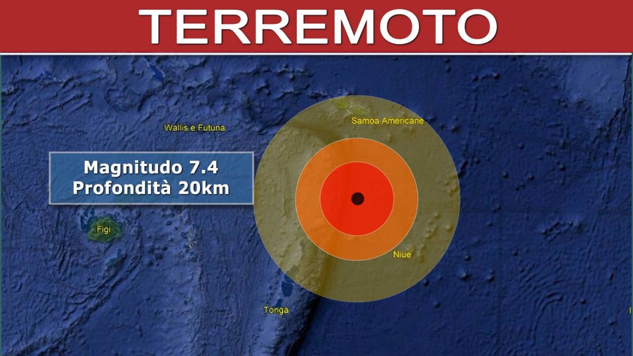 Terremoto a Tonga