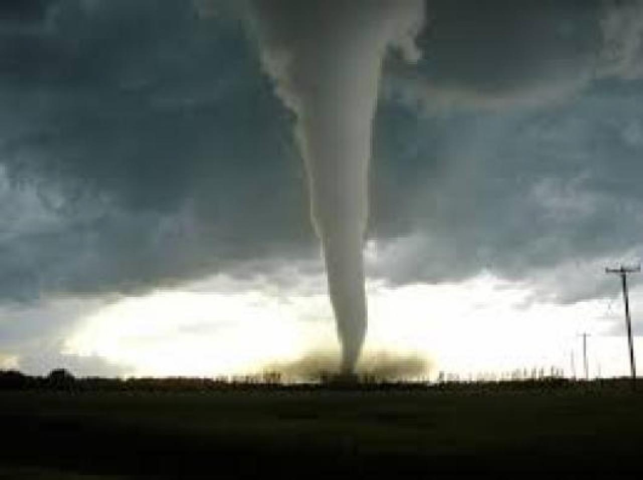 Tornado USA. Immagine di archivio