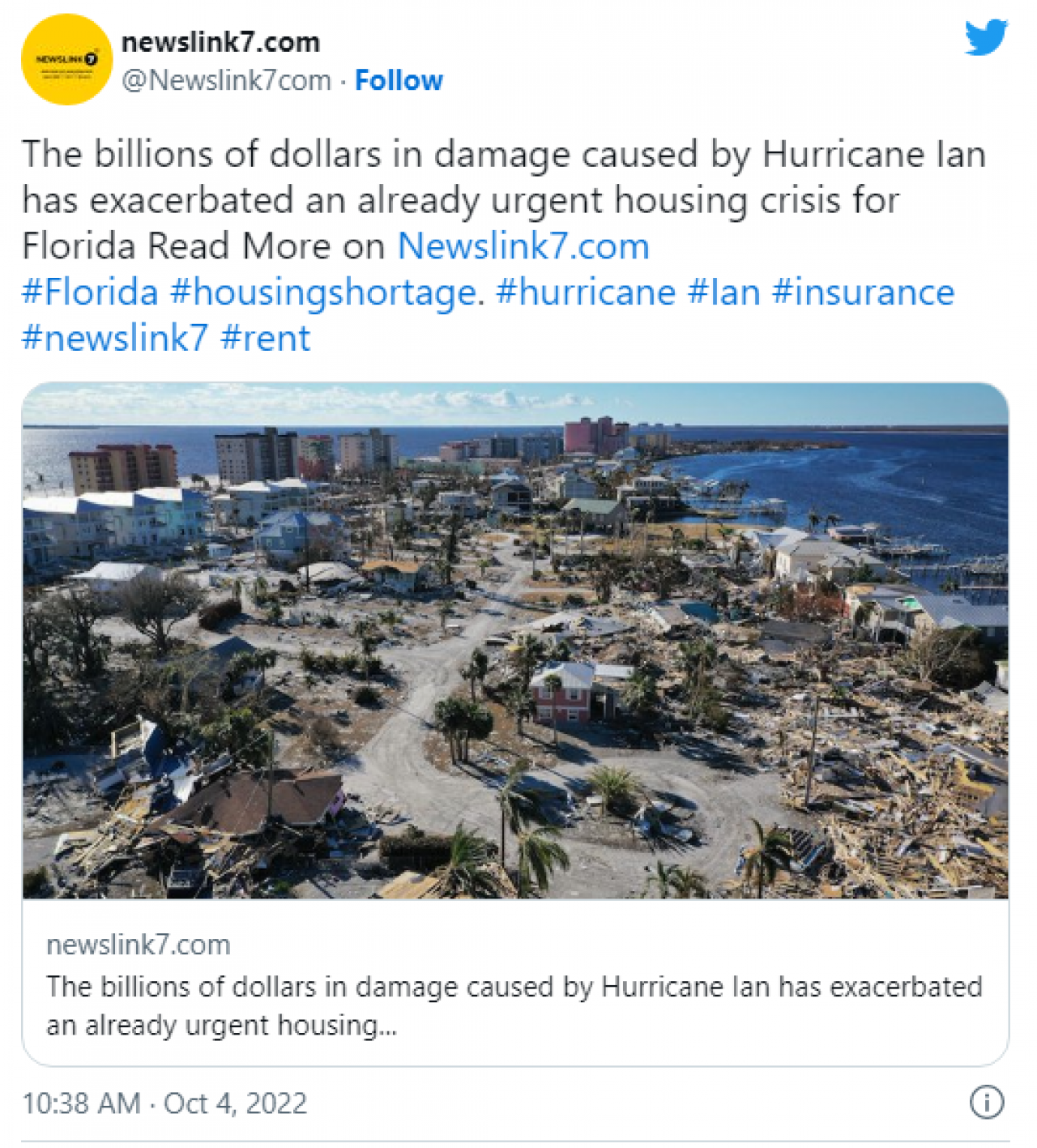 Uragano Ian, distruzione in Florida