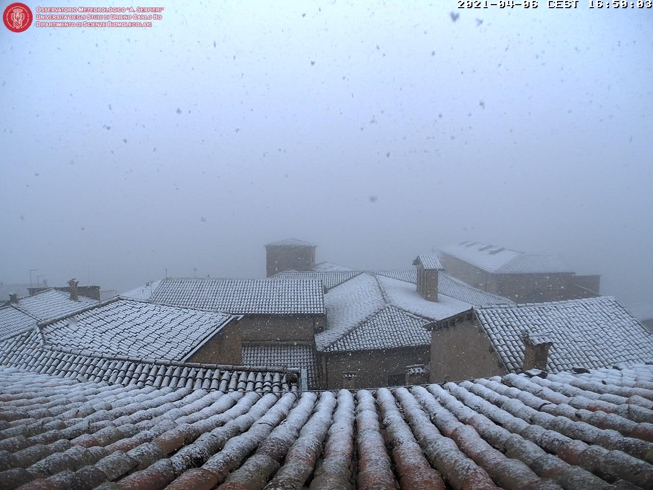 Urbino sotto la neve
