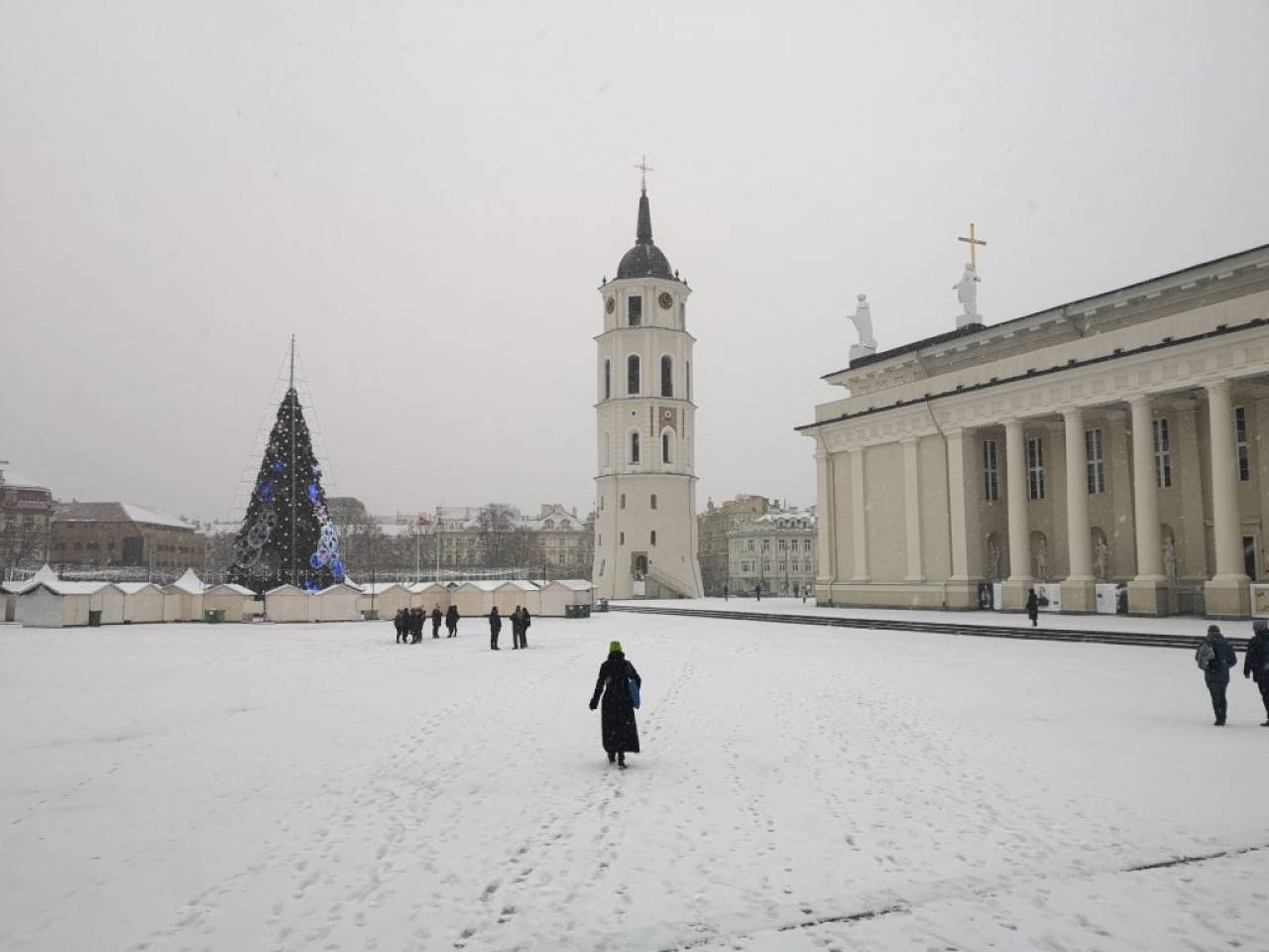 Vilnius sotto la neve