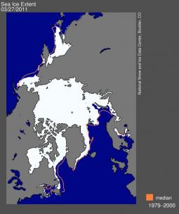 Pack Artico inverno 2010-2011: molto vicino al record negativo