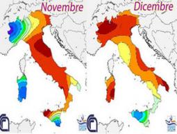 Anomalie pluviometriche di Novembre e Dicembre