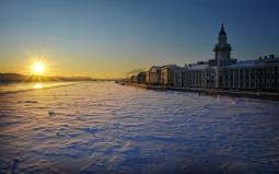 La gelida San Pietroburgo (foto scattata il 23 Dicembre)