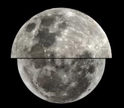 Due Lune piene del 2012, una al perigeo e l'altra all'apogeo, viste dalle Filippine. Quella del 16 Gennaio 2014 sarà ancor più piccola. © Reuel Norman Marigza, Jr.