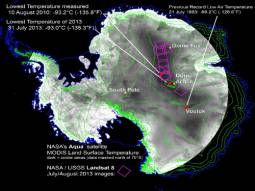 Antartico: raggiunto un nuovo record di temperatura più bassa; -93.2°C!