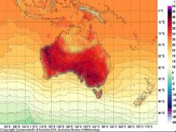 Intensa ondata di calore in Australia