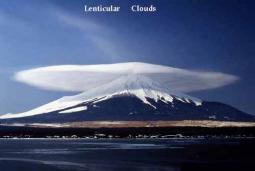 Altro caso di nube lenticolare sul Monte Fuji