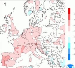 Anomalie di temperatura a Maggio (fonte NOAA)