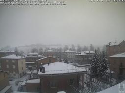 Nevicata in atto a Mulino di Savignano ( MO )