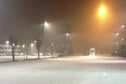 La nevicata chimica a Verona nella scorsa notte
